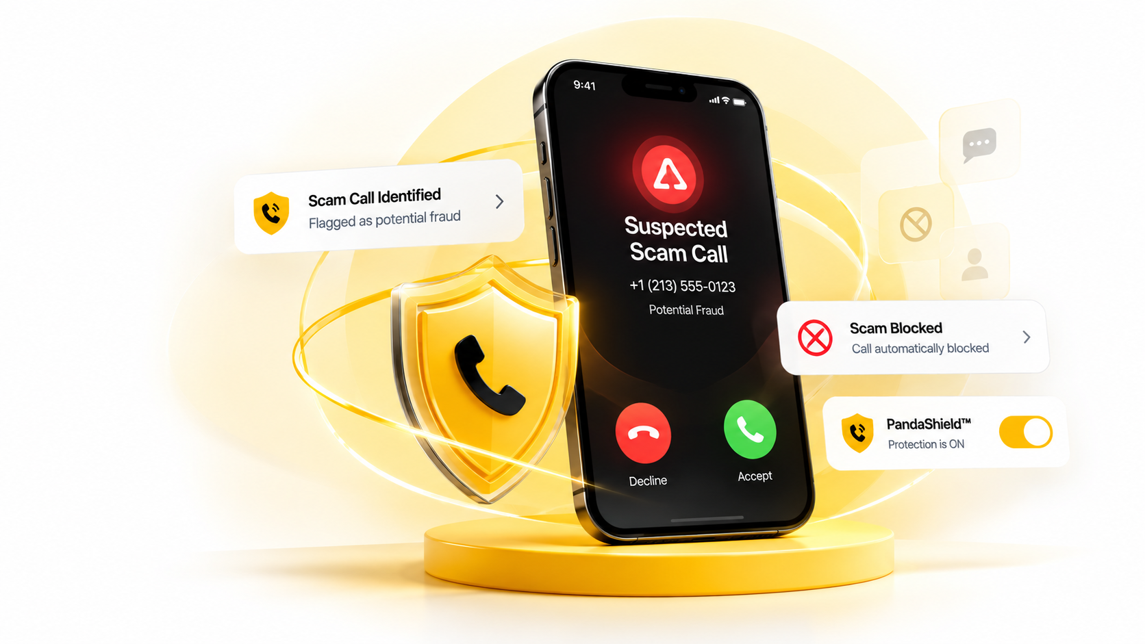 PandaShield scam call protection